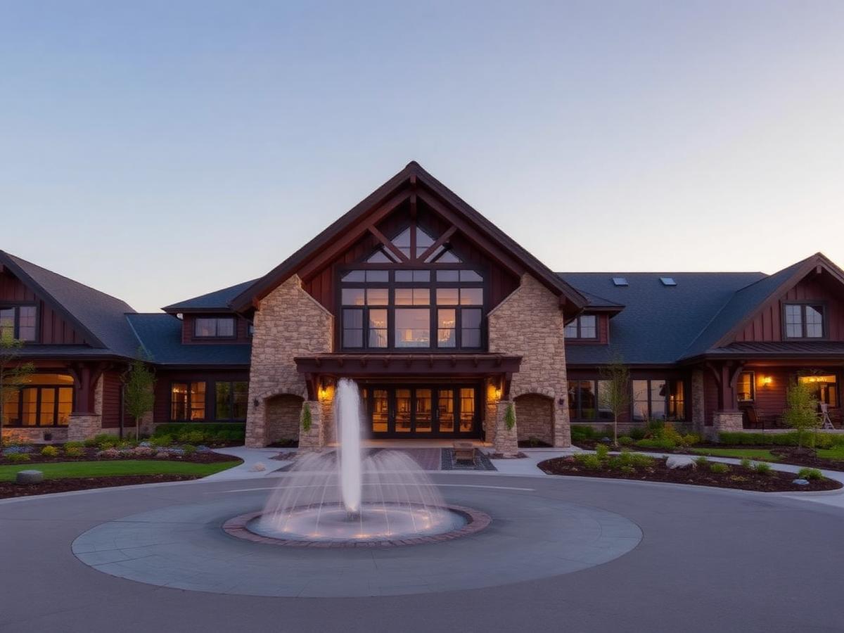 Township clubhouse exterior